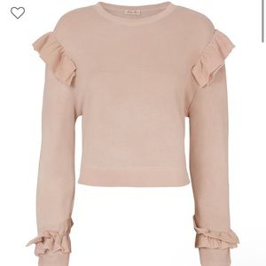 Love Shack Fancy ruffles sweater
